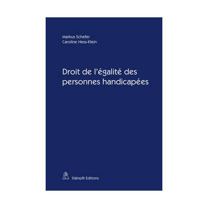 Droit de l'égalité des personnes handicapées