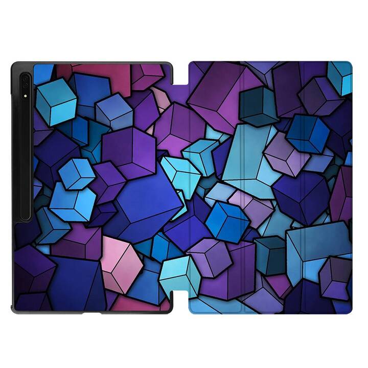 EG Custodia (11", Galaxy Tab S9, Mandala, Blu)