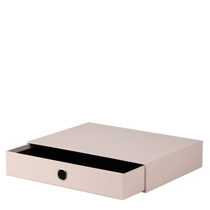 RÖSSLER PAPIER Büroschubladenbox S.O.H.O. (A4, 33.5 cm  x 25.2 cm  x 6.5 cm, Beige, Braun)