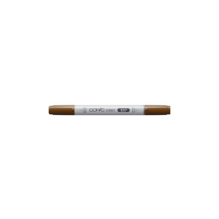 COPIC Marcatori di grafico Ciao E57 Light Walnut (Marrone, 1 pezzo)