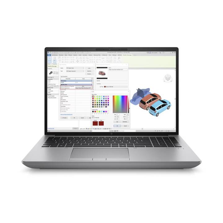 HP ZBook Fury 16 G11 (16", Intel Core i9, 64 GB RAM, 1000 GB SSD)