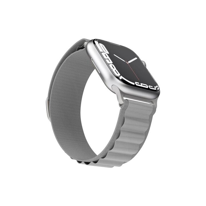 VONMÄHLEN Action Loop Bracelet (Apple Watch Series 7 / Series 5 / Series 8 / Series 3 / Series 6 / Series 4, Gris clair)