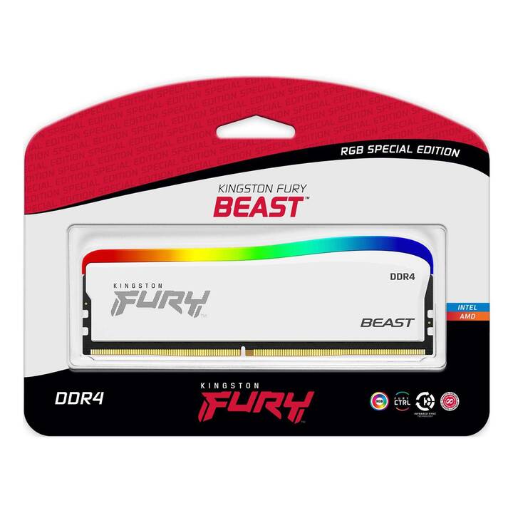 KINGSTON TECHNOLOGY Fury Beast RGB KF432C16BWA (1 x 16 GB, DDR4 3200 MHz, DIMM 288-Pin)