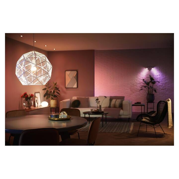 PHILIPS HUE Lampadina LED White & Color Ambiance Starter-Kit (GU10, Bluetooth, 5.7 W)