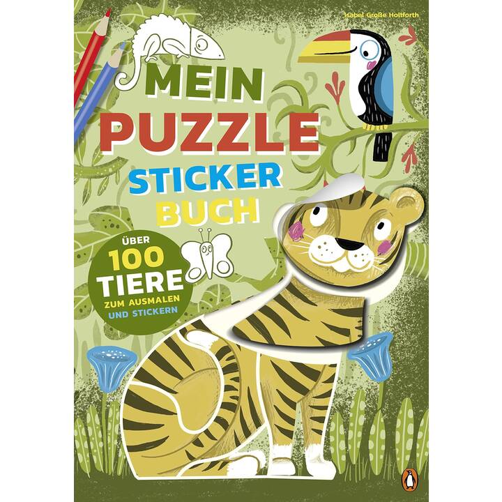 Mein bunter Puzzle-Sticker-Spass - Tiere 2