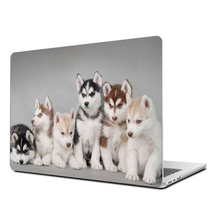 EG Coque rigide (MacBook Air 13" M2 2022, Chiens, Multicolore)