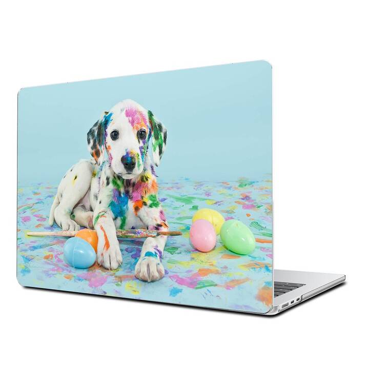 EG Coque rigide (MacBook Air 13" M2 2022, Chiens, Multicolore)