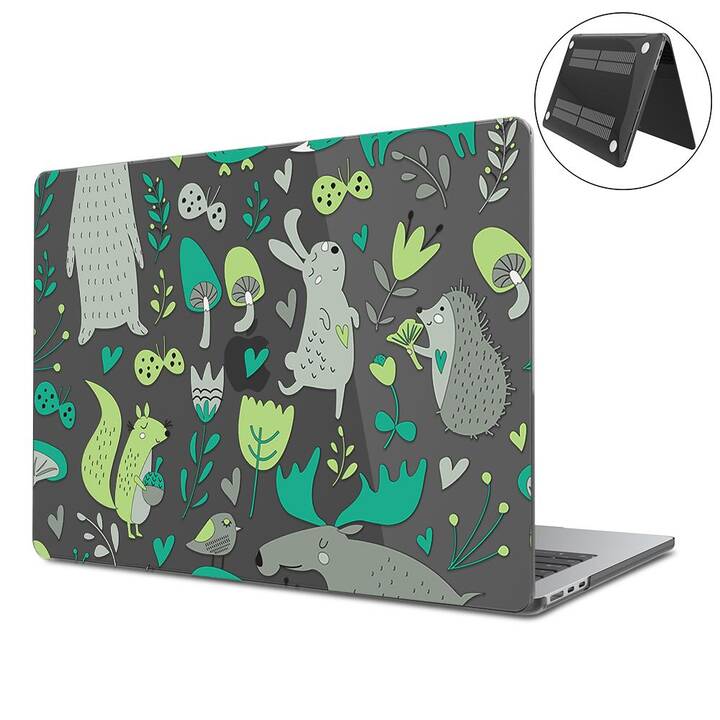 EG Coque rigide (Macbook Air 15" M2 2023, Animal, Transparent)