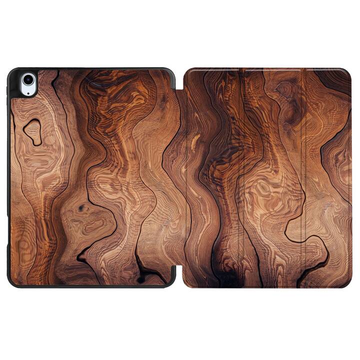 EG custodia per iPad Air 10.9" (2022) 5a generazione - marrone - legno