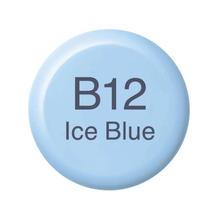COPIC Tinte B12 Ice Blue (Blau, 12 ml)