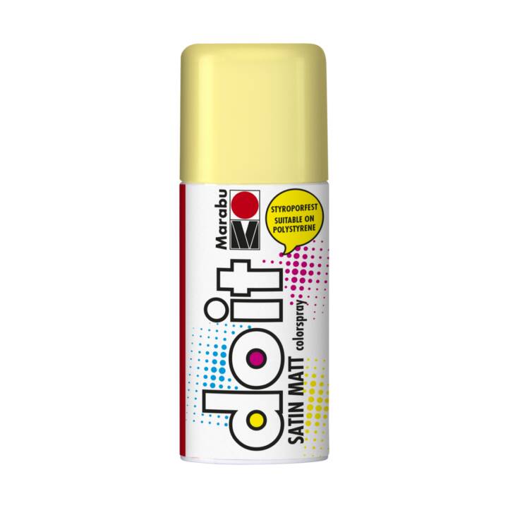 MARABU Spray colore Do It Satin (150 ml, Giallo, Multicolore)