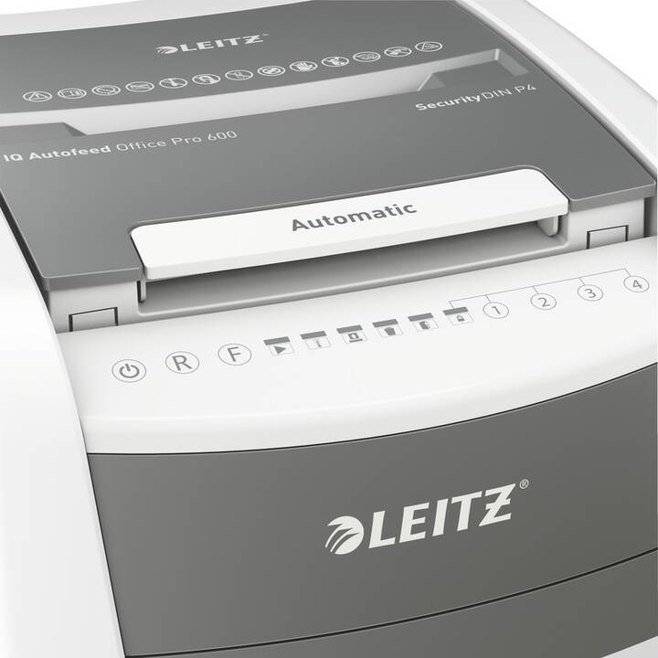 LEITZ Aktenvernichter IQ OfficePro 600 P-4 (Partikelschnitt)