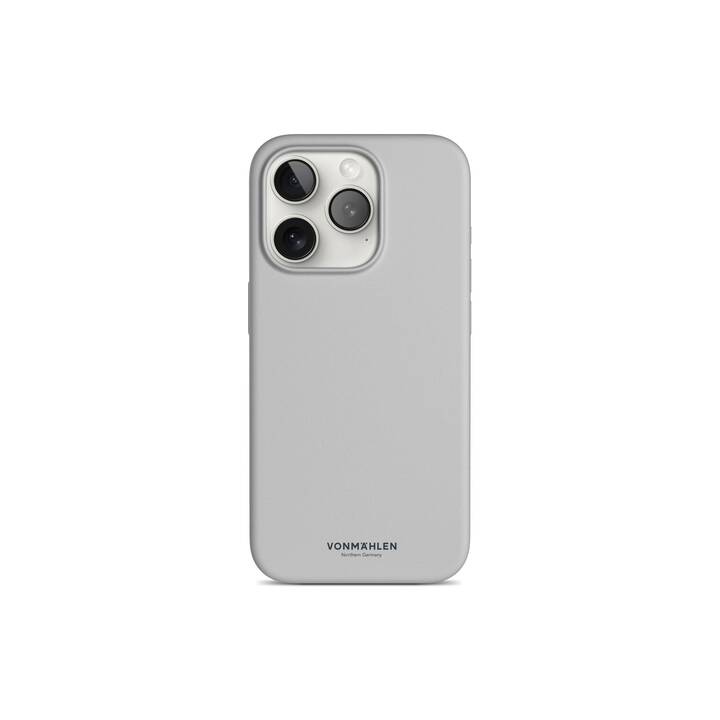 VONMÄHLEN Backcover MagSafe Eco (iPhone 15 Pro, Grigio chiaro)