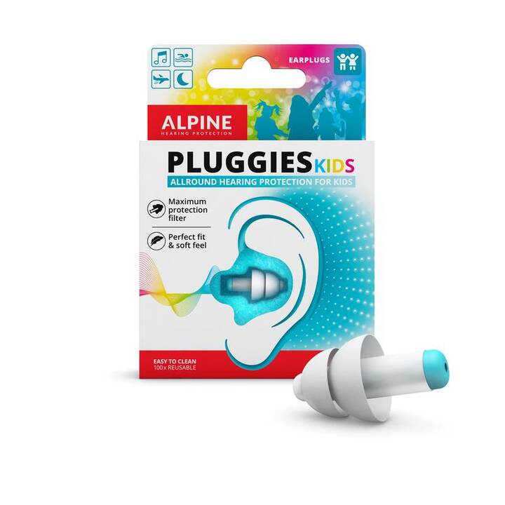 ALPINE Gehörschutz-Stöpsel Kids Pluggies (Blau)