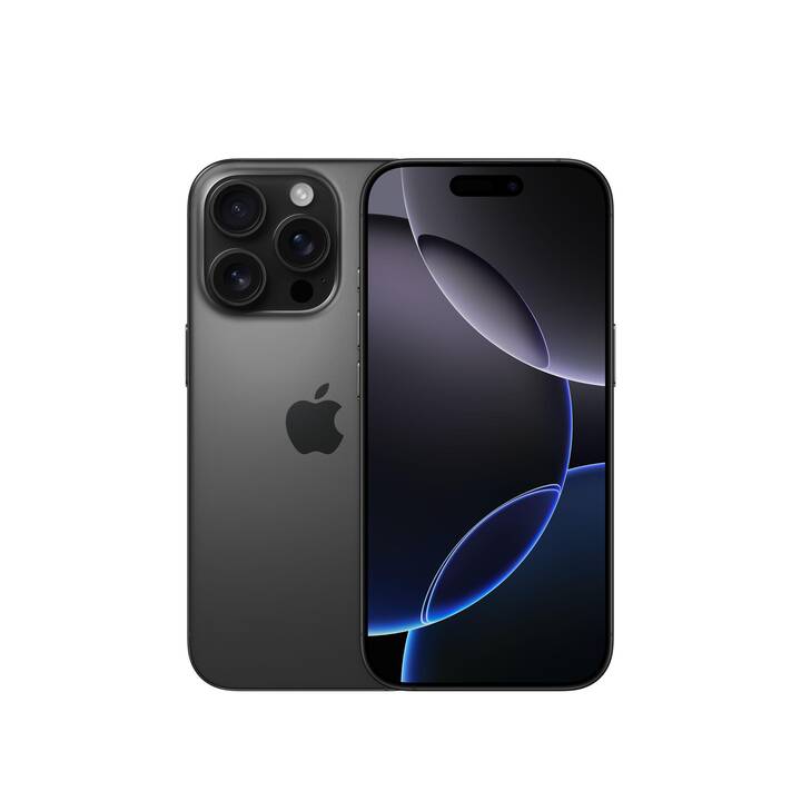 APPLE iPhone 16 Pro (256 GB, Titanio nero, 6.3", 48 MP, 5G)