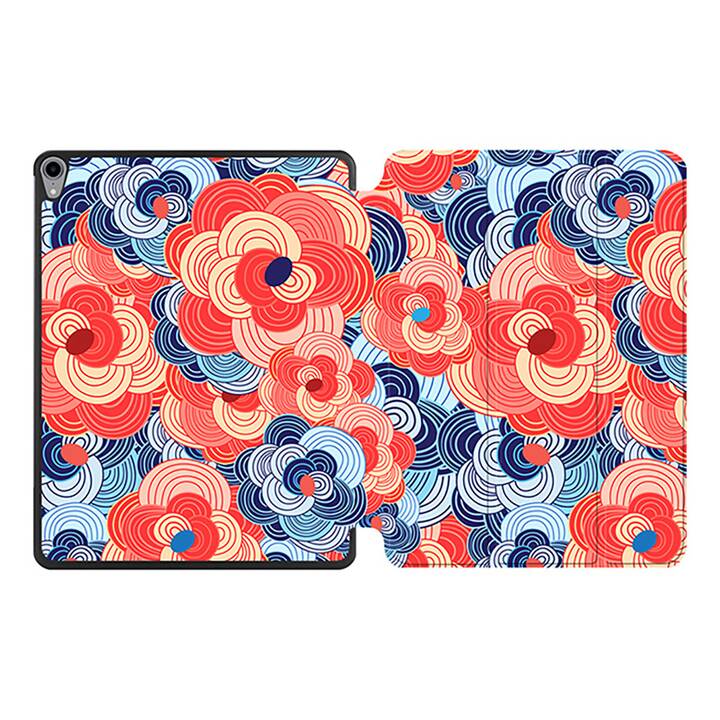 EG MTT Coque pour iPad Pro 12.9" 2018 - art abstrait