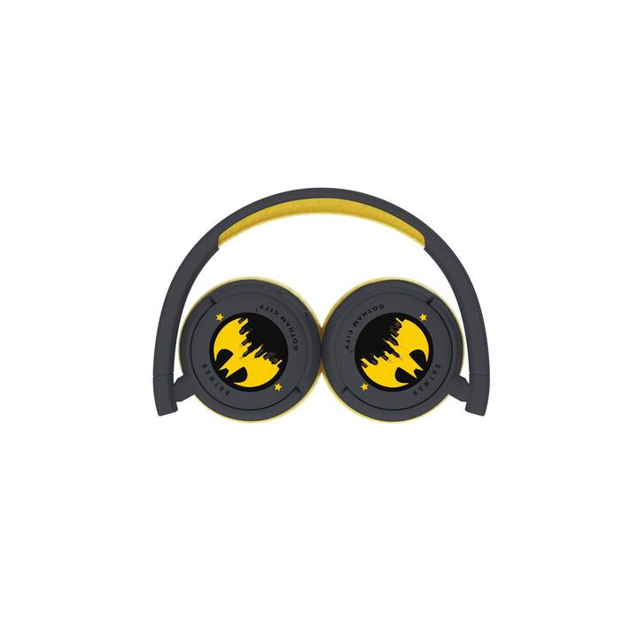 OTL TECHNOLOGIES Batman Gotham City Kinderkopfhörer (Bluetooth 5.1, Gelb, Schwarz)