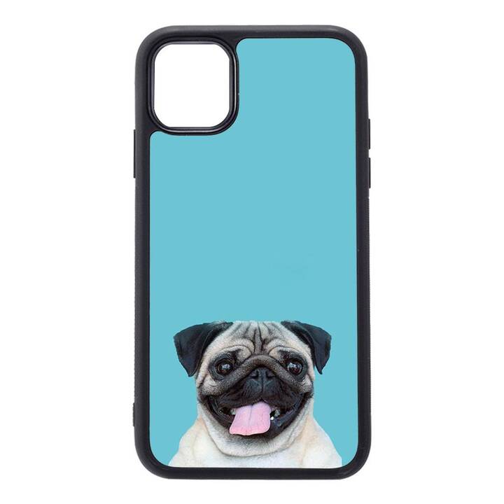 EG Backcover (iPhone 14, Hunde, Blau)