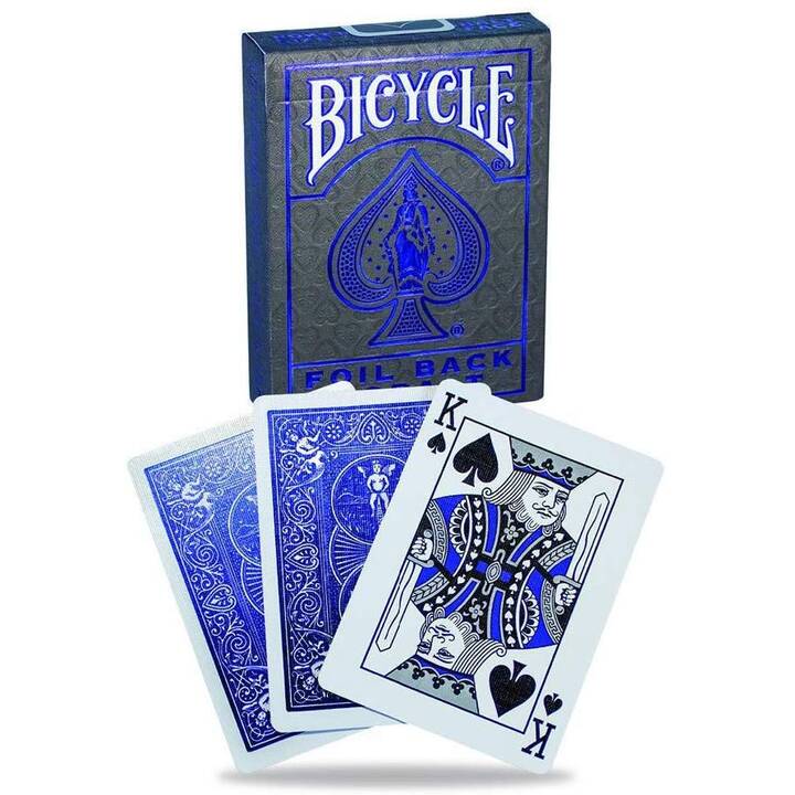 Bicycle Metalluxe Blue Pokerkarten