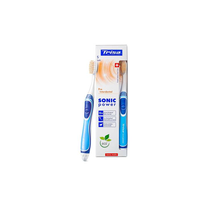 TRISA Sonicpower Pro Interdental soft (Bleu, Blanc)