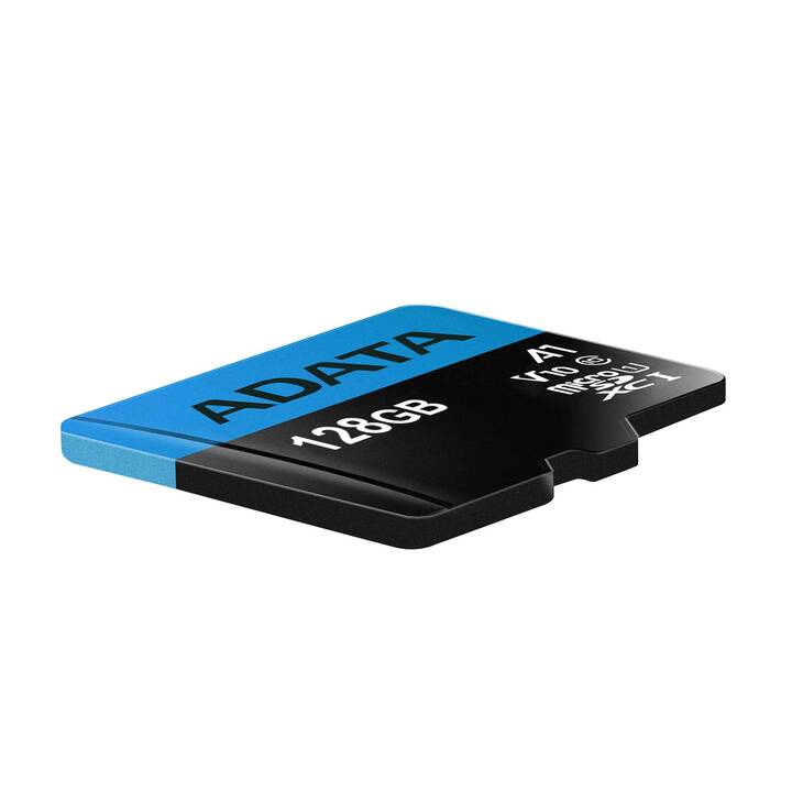 ADATA MicroSDXC UHS-I AUSDX128GUICL10A1-RA1 (UHS-I Class 1, Class 10, 128 GB, 50 MB/s)