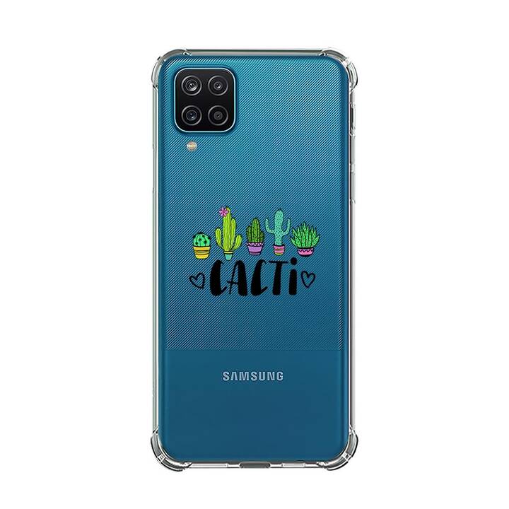 EG Backcover (Galaxy A12, Caktus, Transparent)