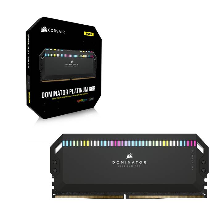 CORSAIR Dominator Platinum CMT64GX5M2B5200C40 (2 x 32 Go, DDR5-SDRAM 5200 MHz, DIMM 288-Pin)