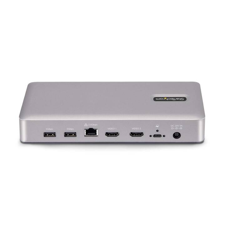 STARTECH.COM Dockingstation (2 x HDMI, RJ-45 (LAN), USB Typ-C, USB Typ-A)