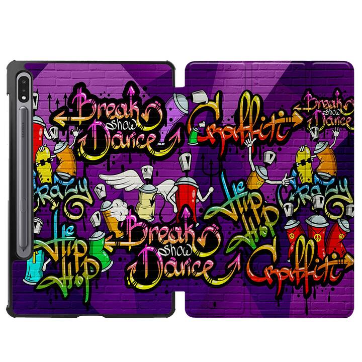 EG cover per Samsung Galaxy Tab S8+ 12.4" (2022) - Multicolore - graffiti