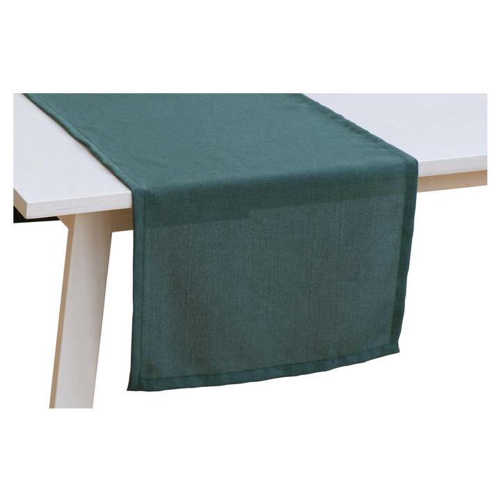 PICHLER Tischläufer Panama (50 cm x 150 cm, Rechteckig, Grün)