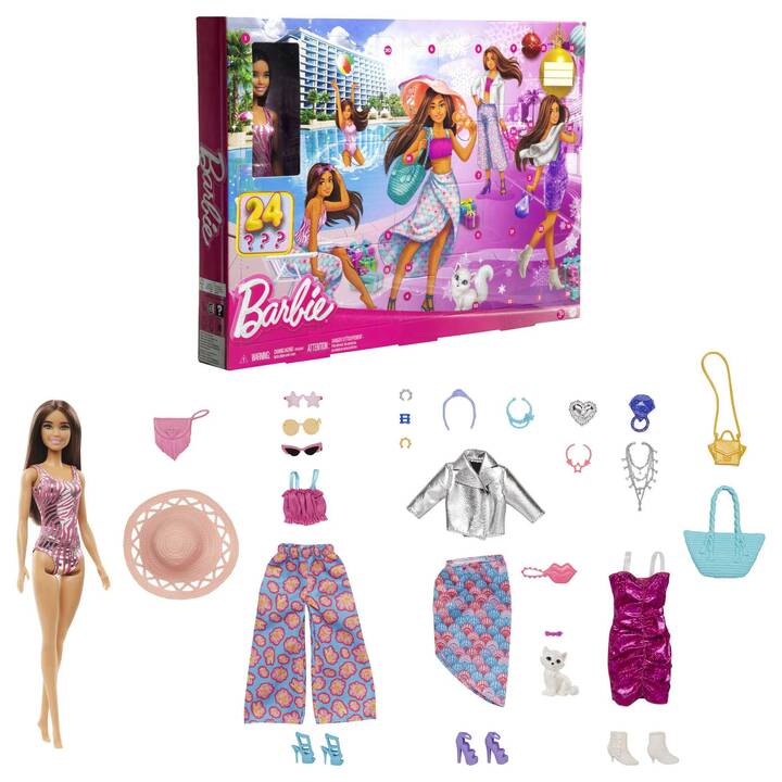 BARBIE Barbie HKB09 Calendrier de l'avent des jouets