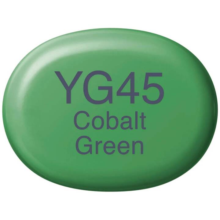 COPIC Marqueur de graphique Sketch YG45 Cobalt Green (Vert, 1 pièce)