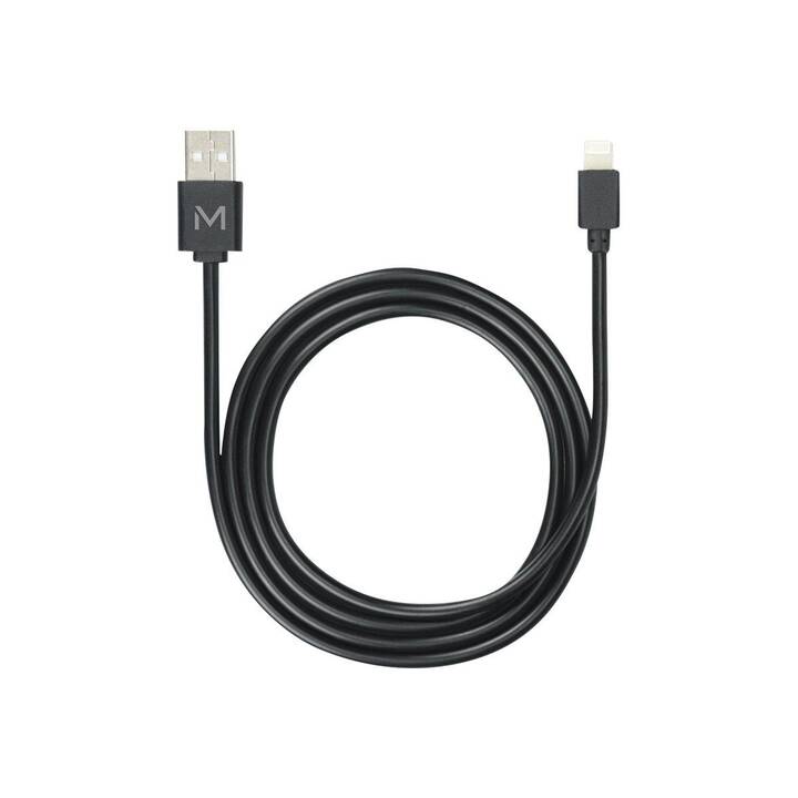 MOBILIS Kabel (Lightning, USB Typ-A, 1 m)