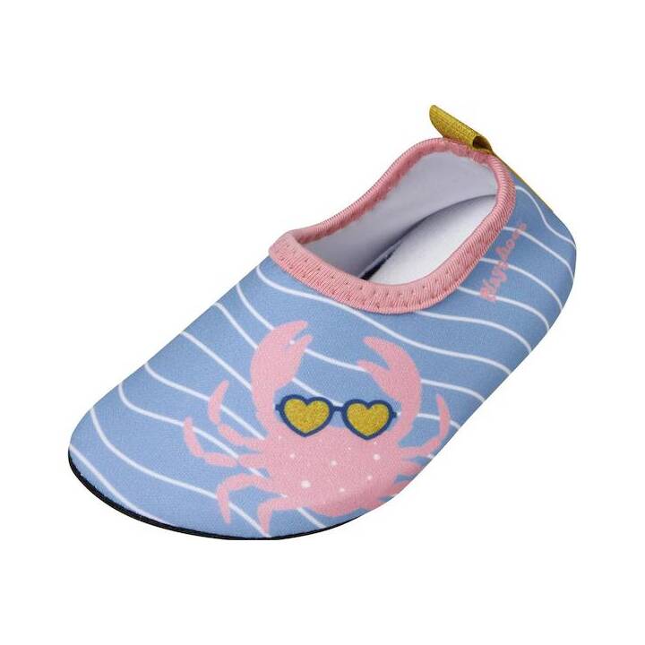 PLAYSHOES Chaussures pour enfant (20-21, Bleu, Pink)