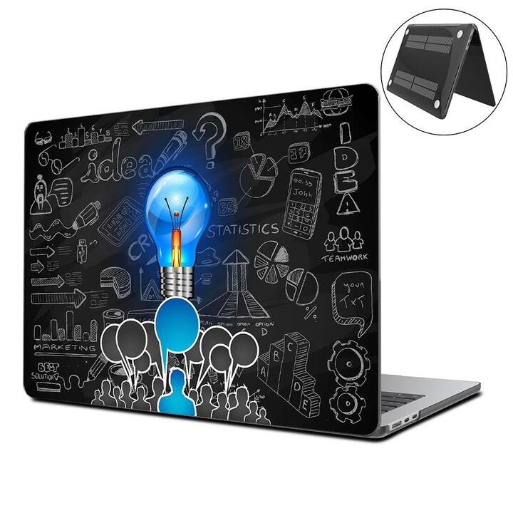 EG Coque rigide (Macbook Air 15" M3 2024, Idée, Noir)