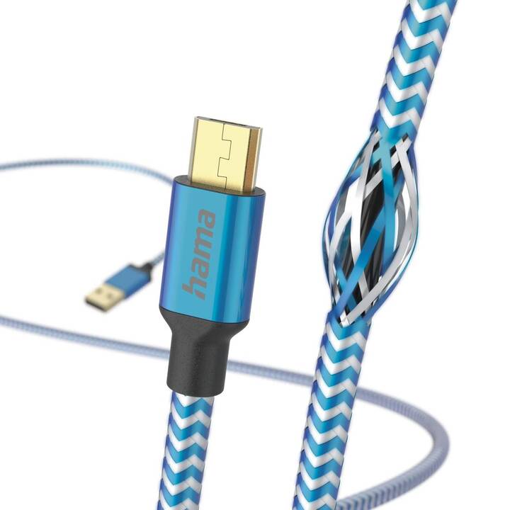 HAMA Reflective Kabel (USB Typ-A, Micro USB Typ B, 1.5 m)