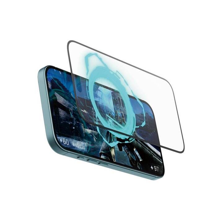 PANZERGLASS Verre de protection d'écran Ultra Wide Fit Gaming (iPhone 15, iPhone 16, 1 pièce)