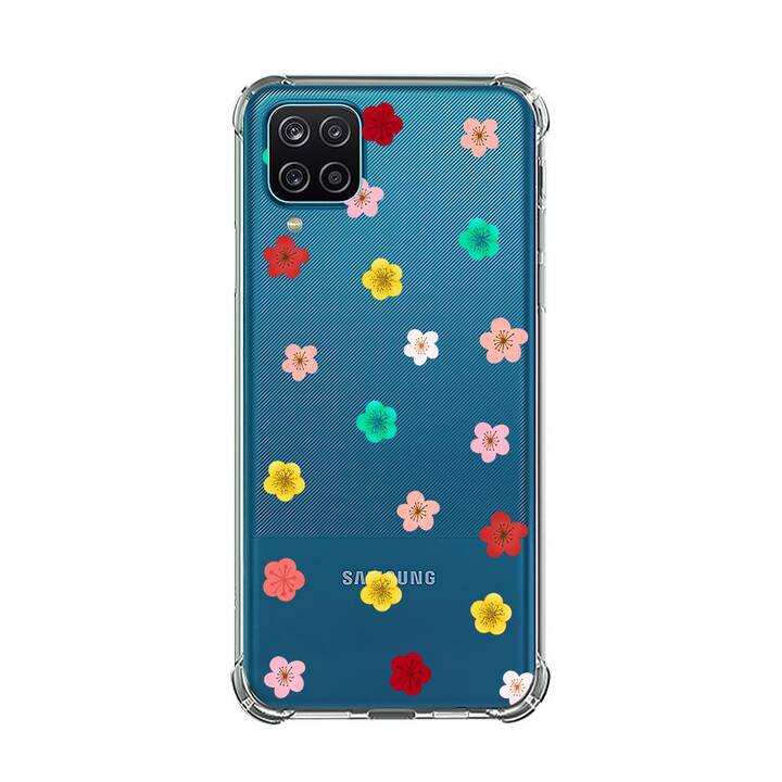 EG Backcover (Galaxy A22 5G, Fiore, Transparente)