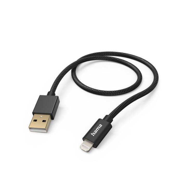 HAMA Fabric Kabel (Lightning, USB 2.0, 1.5 m)