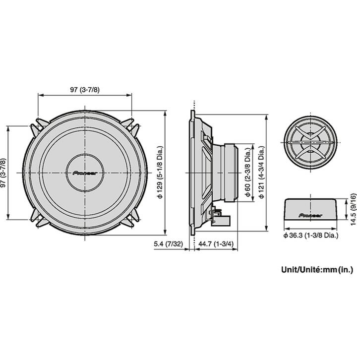 PIONEER CAR TS-130CI