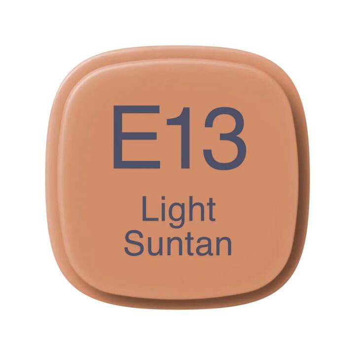 COPIC Marqueur de graphique Classic E13 Light Suntan (Brun, 1 pièce)