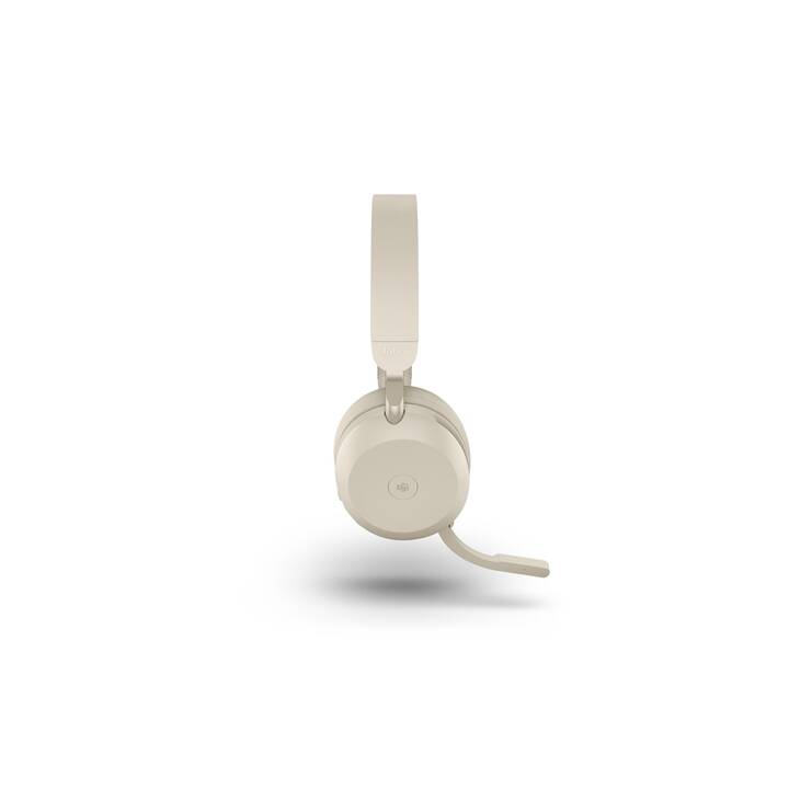 JABRA Office Headset Evolve2 75 (On-Ear, Kabel und Kabellos, Beige)