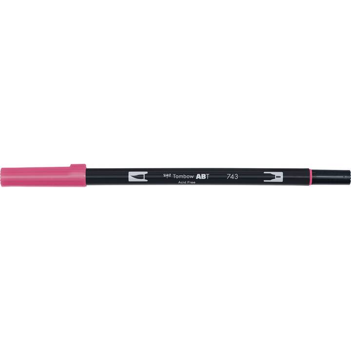 TOMBOW Dual Brush ABT 743 Filzstift (Pink, 1 Stück)