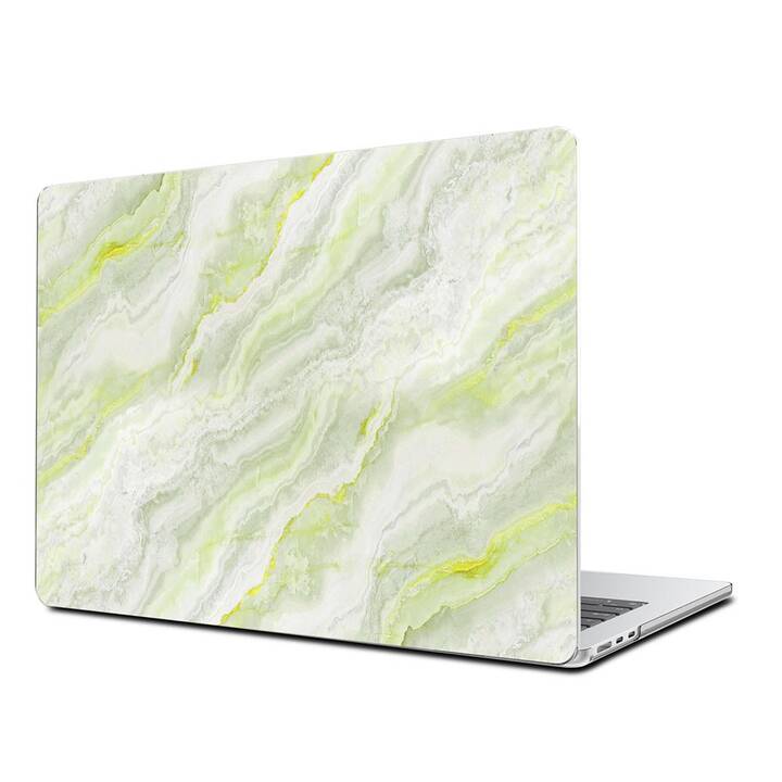 EG Hardcase (MacBook Air 13" M3 2024, Marmor, Gelb)