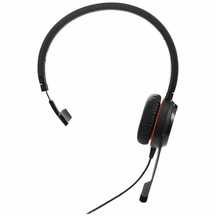 JABRA Office Headset Evolve 20SE UC (On-Ear, Kabel, Schwarz)