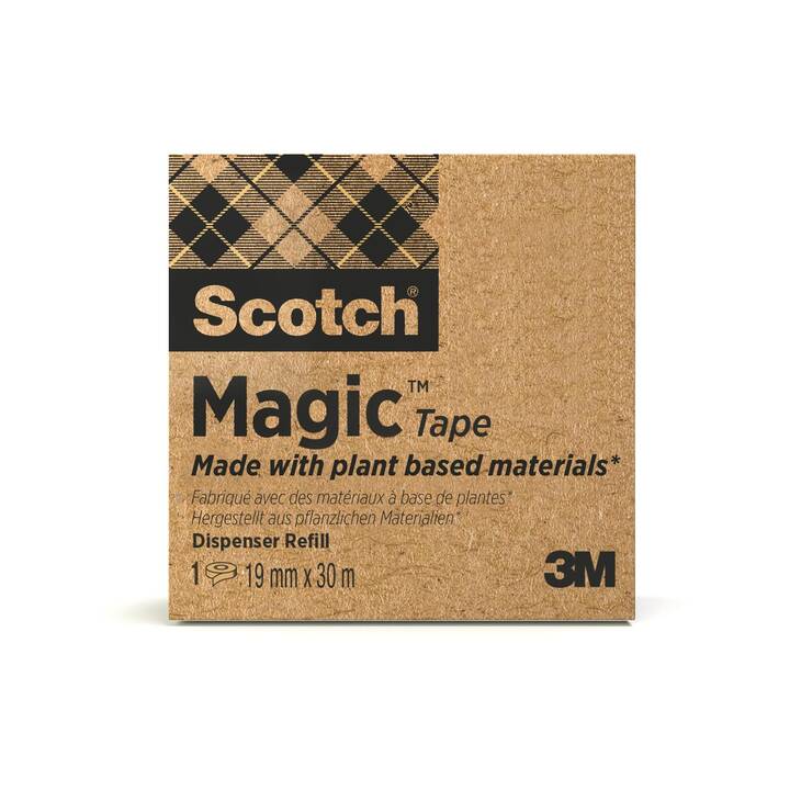 3M Büroklebeband Scotch Magic (19 mm x 30 m, 1 Stück)
