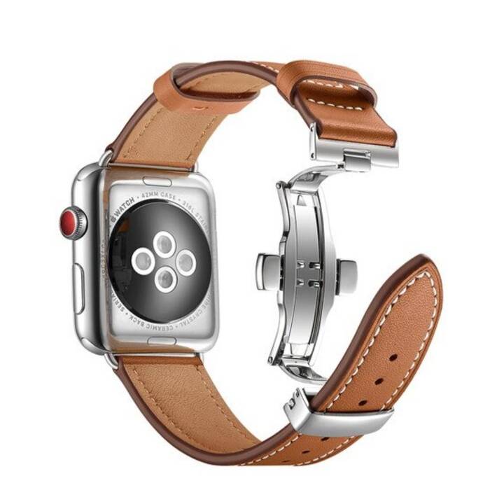 EG Armband (Apple Watch 45 mm / 42 mm / 44 mm, Braun)