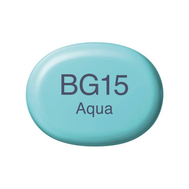 COPIC Marcatori di grafico Sketch BG15 Aqua (Aqua, 1 pezzo)