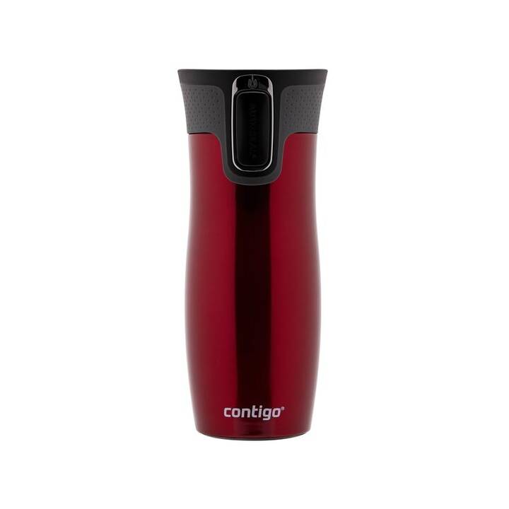 CONTIGO Gobelet isotherme West Loop (0.47 l, Noir, Rouge)