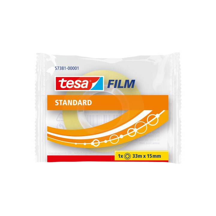 TESA Büroklebeband Standart (15 mm x 33 m, 1.0 Stück)